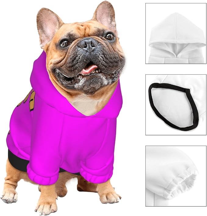 Custom Dog Hoodie for Small Medium Large Dogs Puppy Cat Costume Xmas Pajamas - Image 4