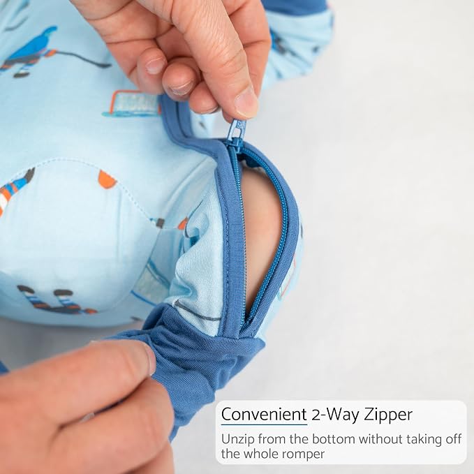 LollyBanks Baby Pajamas, Baby Romper 95% Bamboo Viscose and 5% Spandex - Image 6