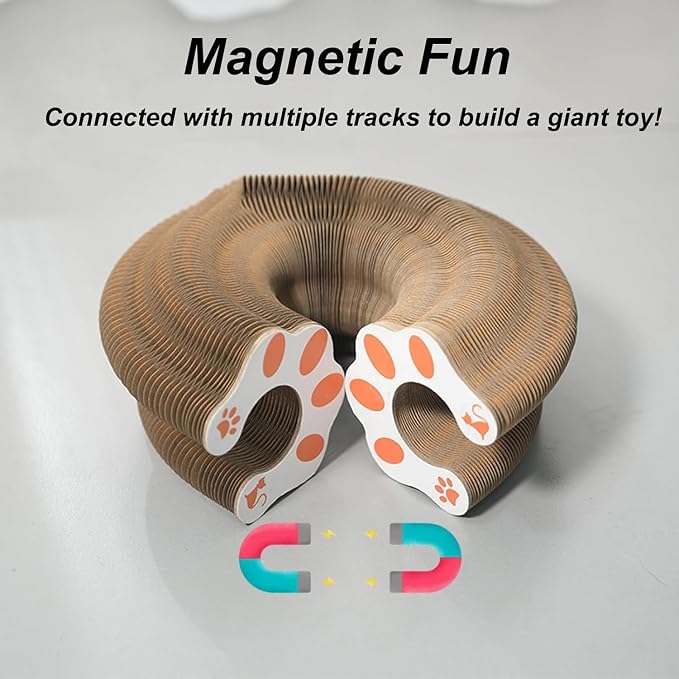 Kitlty Kurliz Cat Toy, Magic Organ Cat Toy, Magic Organ Cat Scratcher Board - Image 4
