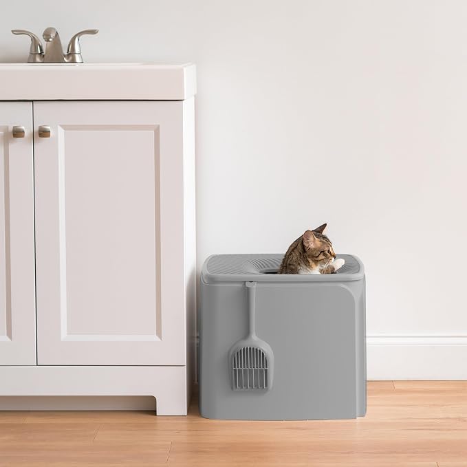 IRIS USA Cat Litter Box Top Entry - Image 7