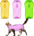 Nuanchu 3 Pieces Cat Recovery Suit Kitten Recovery Suit E-Collar Alternative by Nuanchu