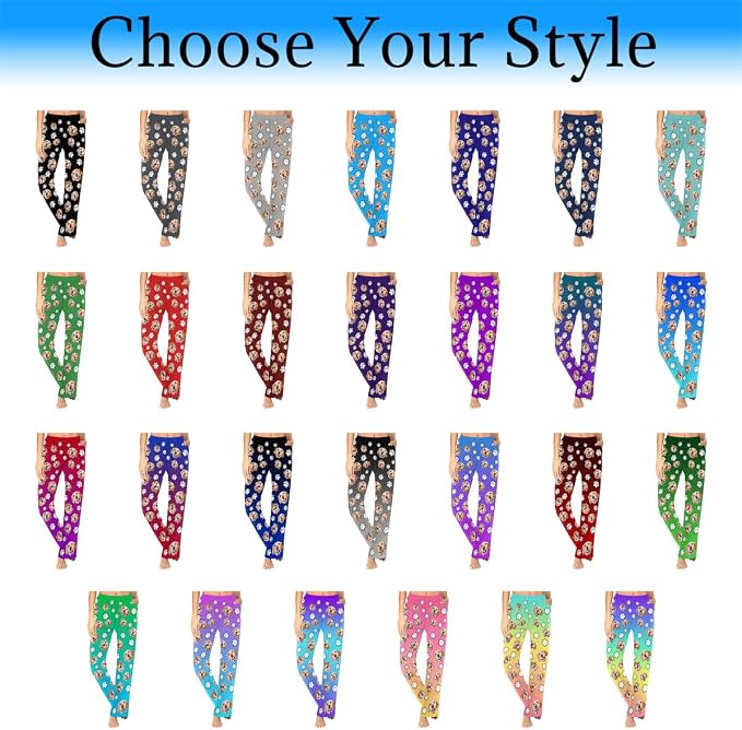 Custom Couple Pajama Pants Sock - Image 2