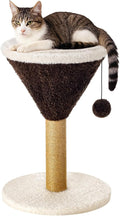 Sosation Espresso Martini Cat Scratcher 19.7" H Cat Scratching Post Scratcher by Sosation