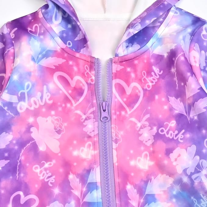 Girls Zip Up Hoodie Jacket Unicorn/Cat Sweatshirt - Image 4