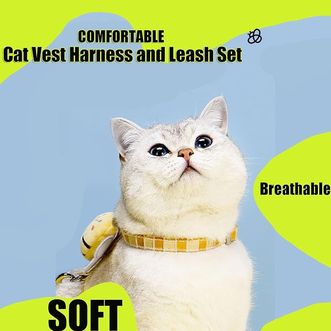 Cat Harness & Leash Set, Cats Escape Proof - Image 3