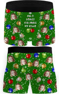 M YESCUSTOM Custom Faces Funny Short Briefs Gift by MYESCUSTOM