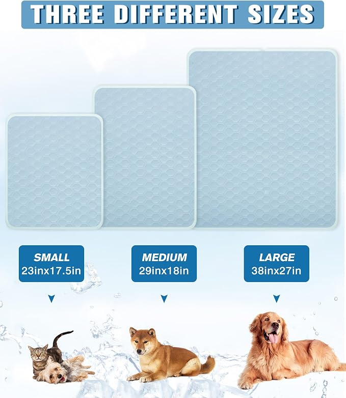Dog Cooling Mat for Summer Self-Cooling Mat for Dogs & Cats Summer Outdoor Dog - Image 7