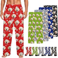 Custom Couple Pajama Pants Sock by FUNAO
