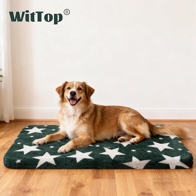 Washable Dog Bed Plush Orthopedic Outdoor Crate Mat - Image 6