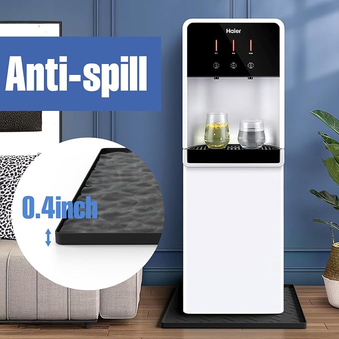Water Cooler Mat – 19.7" x 19.7" Silicone Water Dispenser Mat - Image 6