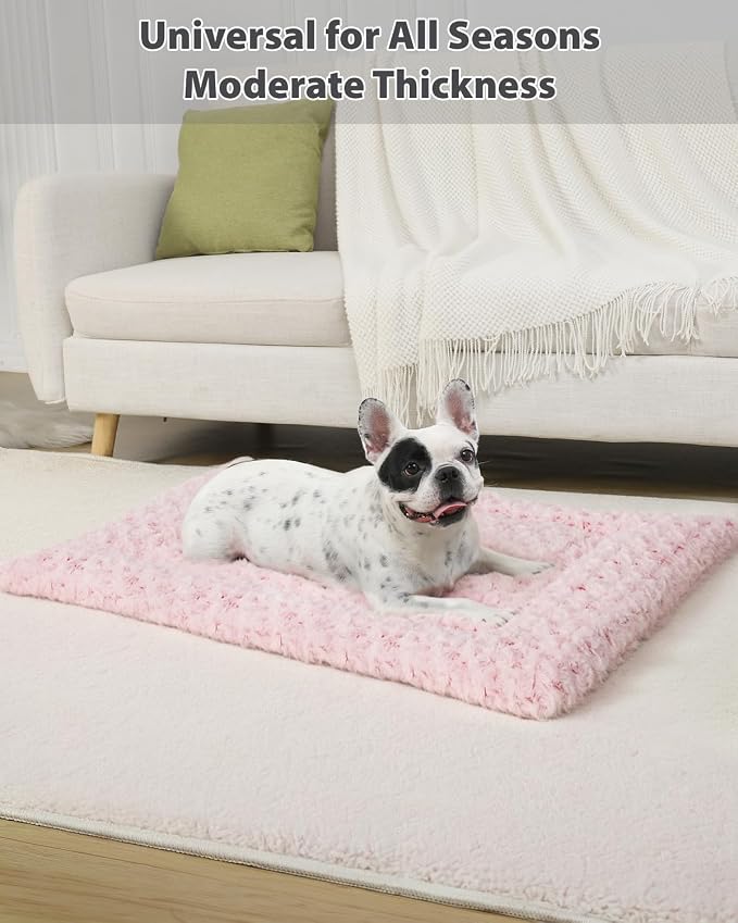 Washable Dog Bed Mat Crate Pad Soft Fluffy Pet Kennel Beds Dog Sleeping Mattress - Image 5