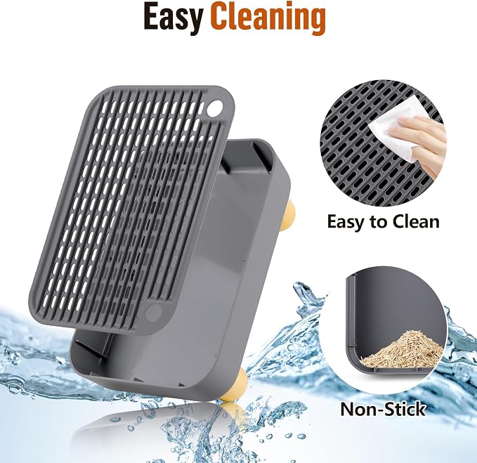 Cat Litter Box Step Ramp, Cat Litter Catcher Mat - Image 5