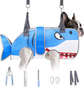 Dog Grooming Hammock for Small Dogs Cats, Cute Shark Design Dog Hanging Harness by Cherishelt