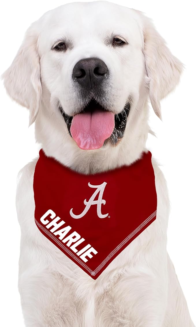 NCAA Alabama Crimson Tide Personalized Tie Bandana - Image 4