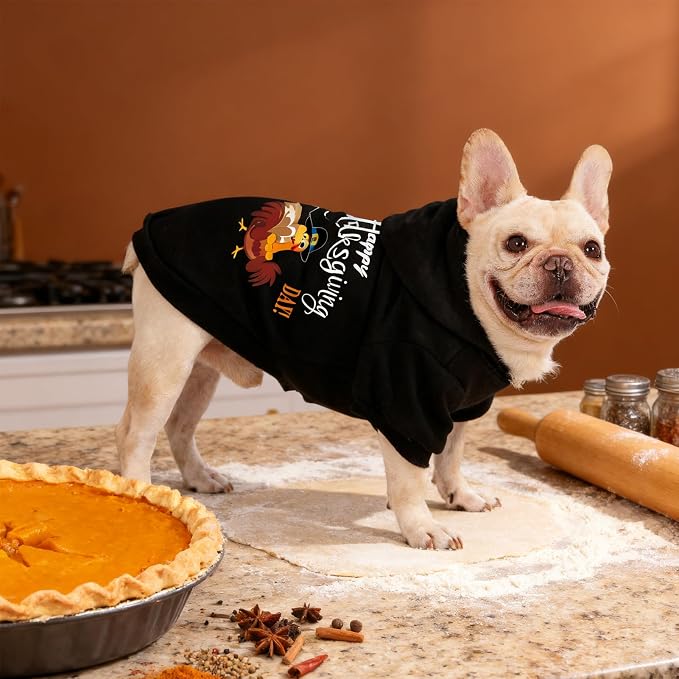 EXPAWLORER Fall Dog Hoodie-Soft and Warm Dog Sweaters, Pet Clothes Autumn - Image 8