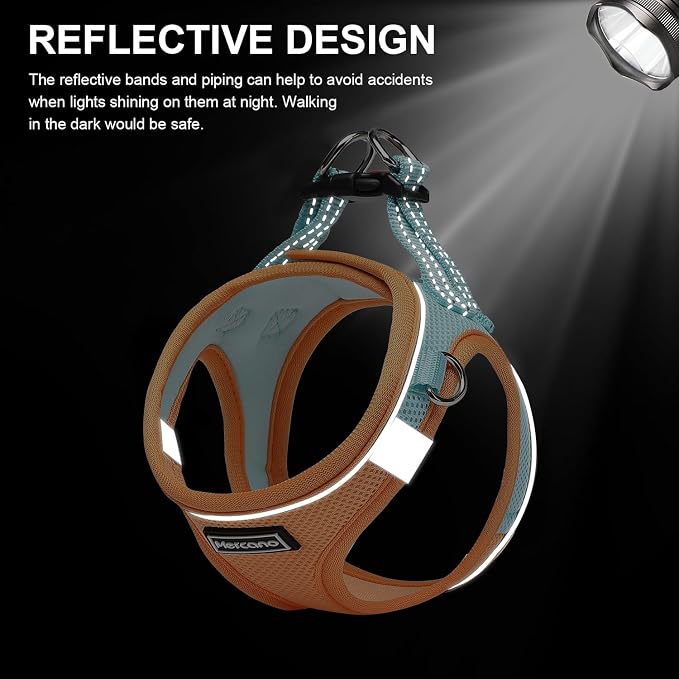 Mercano Soft Mesh Dog Harness and Leash Set, No-Chock Step-in Reflective - Image 6
