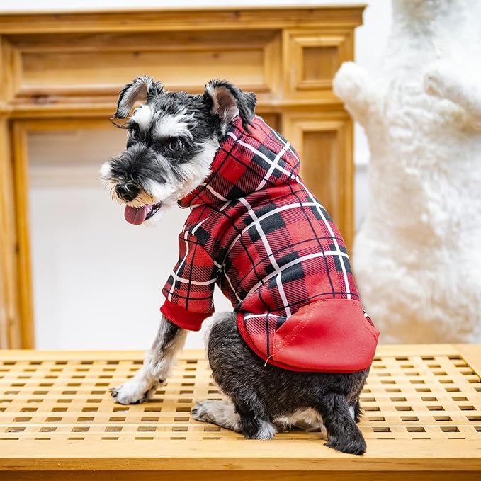 EXPAWLORER Plaid Dog Hoodie - Image 7