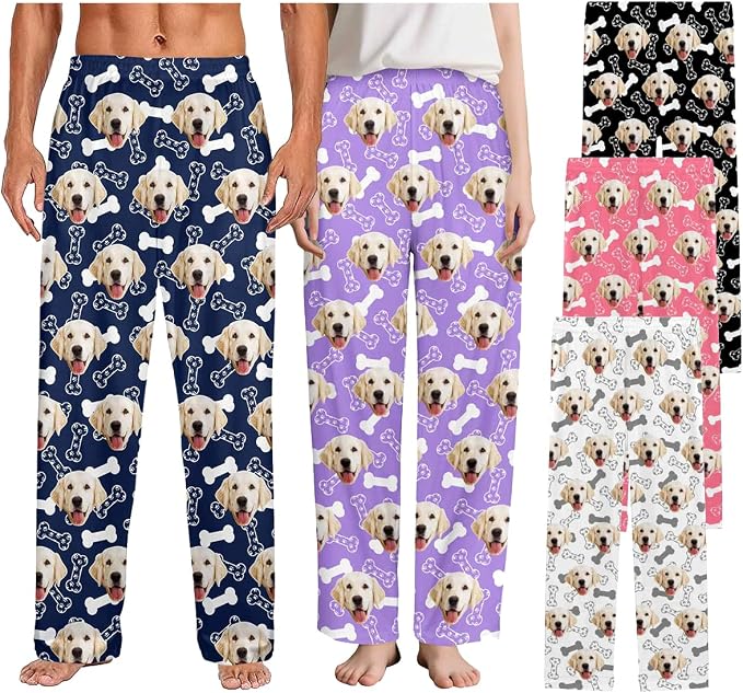 Custom Couple Pajama Pants Sock by FUNAO