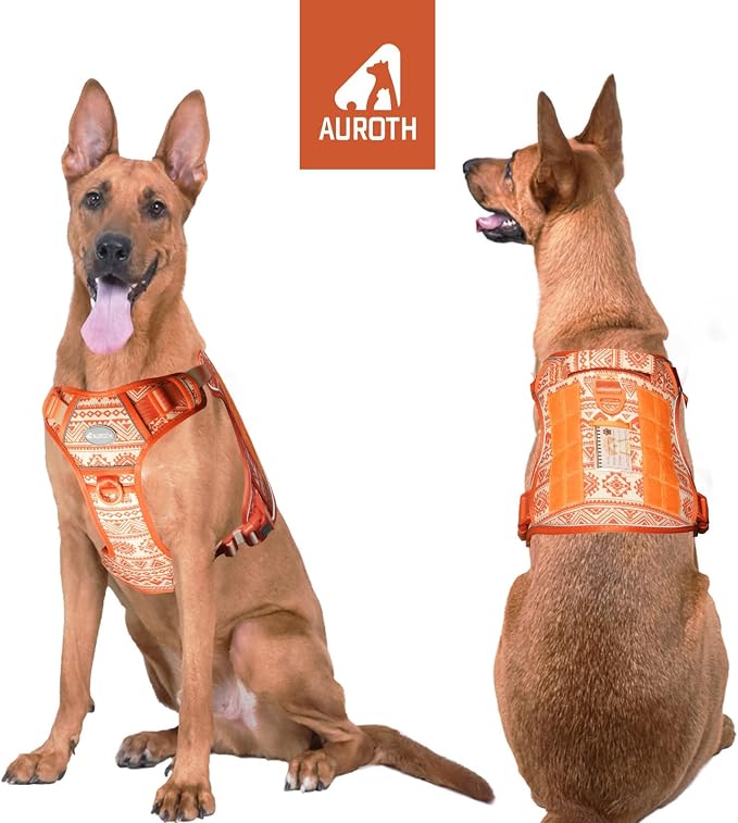 AUROTH Tactical Dog Harness for Large Dogs No Pull Adjustable Pet Harness - Image 2