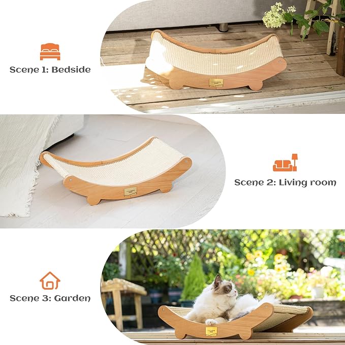 CHEERHOME PETS Sisal Cat Scratcher Bed - Image 6