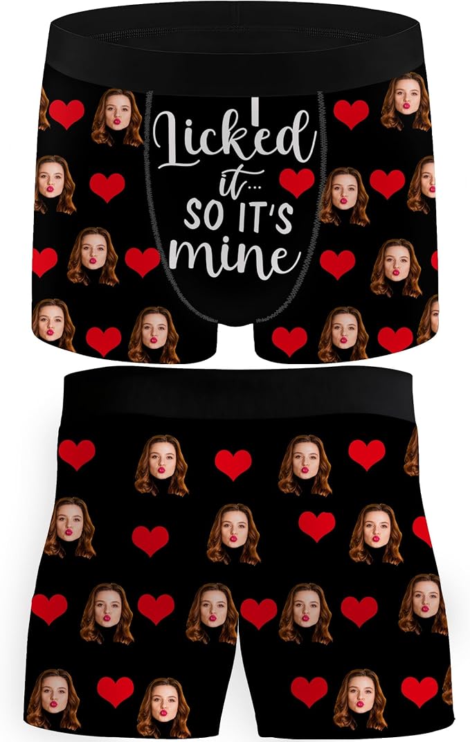 M YESCUSTOM Custom Faces Funny Short Briefs Gift by MYESCUSTOM