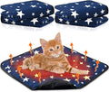 Namalu 4 Pack Self Warming Cat Bed Self Heating Cat Mat Star Pattern Soft Dog by Namalu