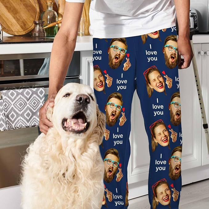 Artsadd Personalized Christmas Pajama Pants Socks - Image 4