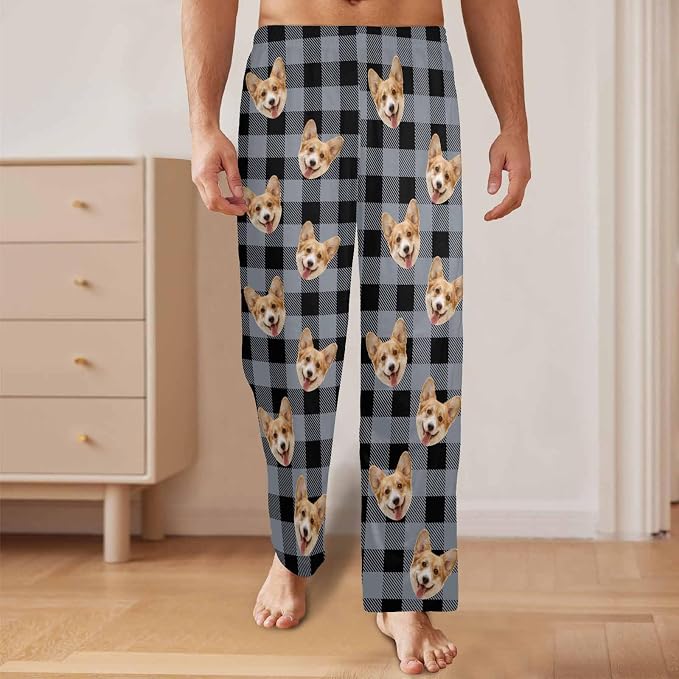 Artsadd Personalized Christmas Pajama Pants Socks - Image 7