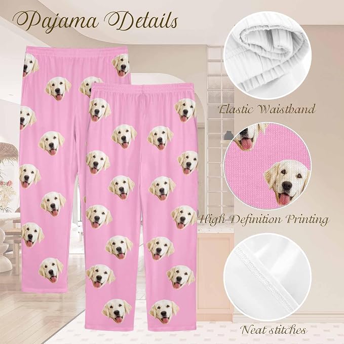 Custom Couple Pajama Pants Sock - Image 4