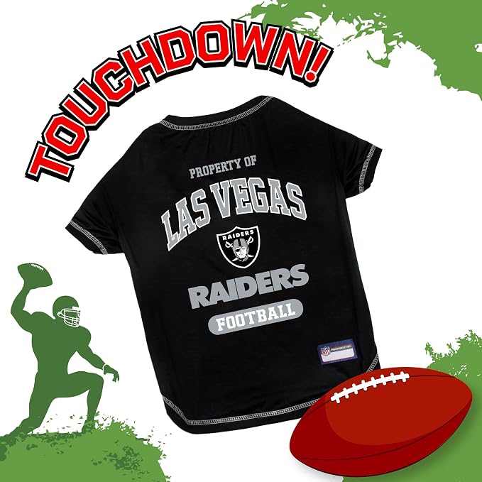 NFL Raiders Dog T-shirt Small. - Image 4
