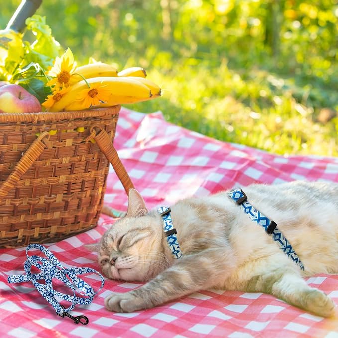 PAWCHIE Cat Harness and Leash Set, Cats Escape Proof-Adjustable Kitten Harness - Image 6