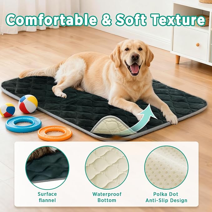 furrybaby Dog Crate Pad for Dog Cages Flat Crate Mat Kennel Pad - Image 9