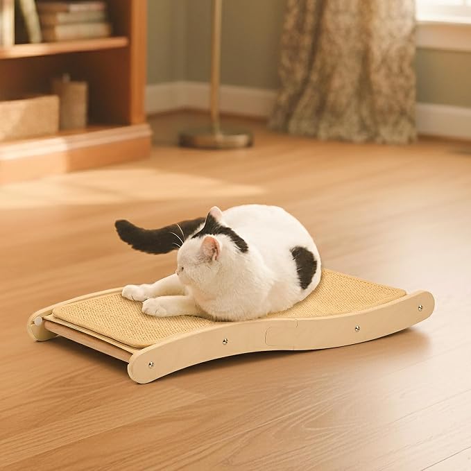 PETKARAY Sisal Cat Scratching Board, Curved Sisal Cat Scratcher, Large Indoor - Image 7
