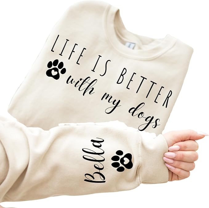 moonloom Dog Mom Sweatshirt, Animal Lover Gift, Custom crewneck - Image 4