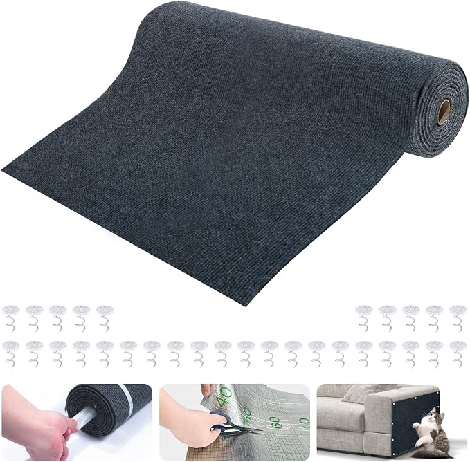 Large Cat Scratching Mat, Trimmable DIY Cat Wall Climbing Carpet, Cat Couch by Unknown