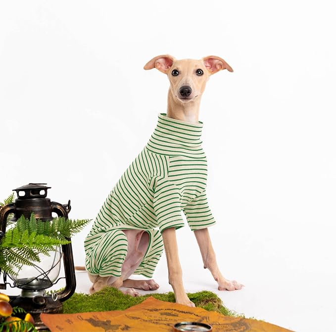 Dog Sweaters for Small Dogs Girls Boys, Striped Pet Sweaters for Fall Winter - Image 3