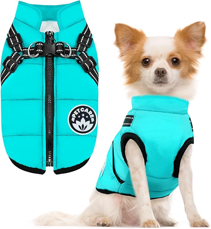 PETCARE Winter Dog Coat with Harness Built in Waterproof Dog Jackets Warm Pet - Image 7
