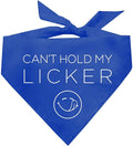 Can’t Hold My Licker Funny Drooler Dog Bandana by TeesTails