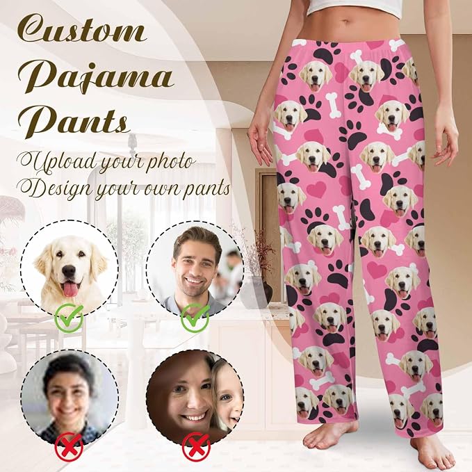 Custom Couple Pajama Pants Sock - Image 3