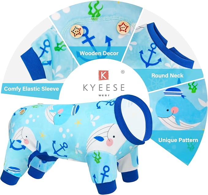 KYEESE Dog Pajamas Velvet Dog Pajamas Large Sized Dogs Soft Dogs Clothes Pjs - Image 8