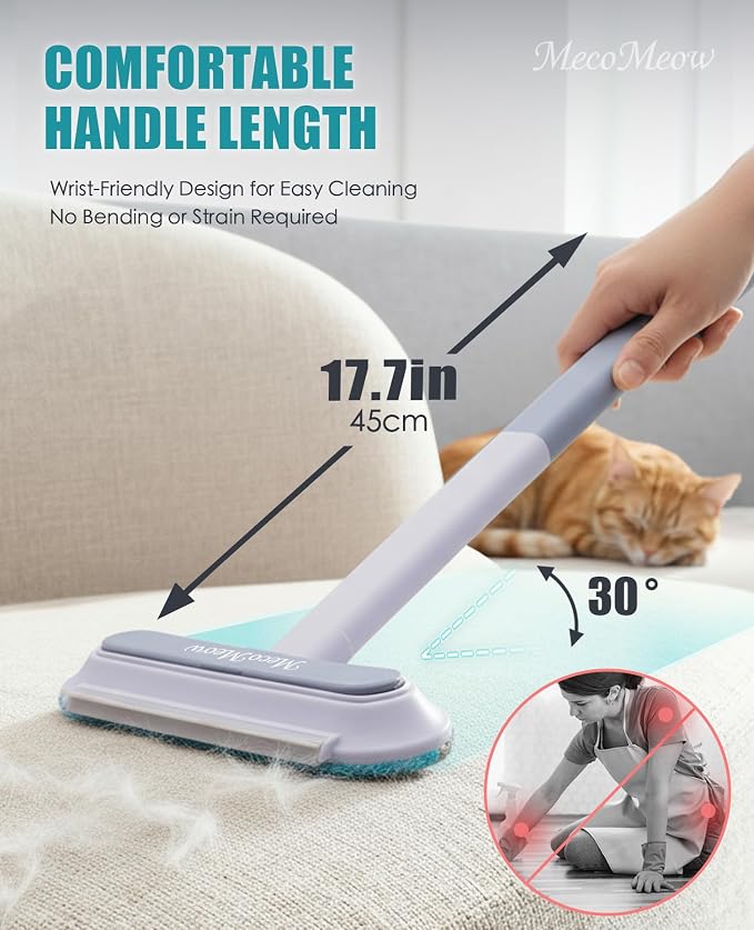 Pet Hair Removal Brush for Couch, Washable Lint Cleaner for Dog and Cat Hair - Image 3