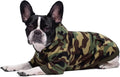 Camo French Bulldog Clothes Dog Hoodie Sweatshirts by MIAODODO