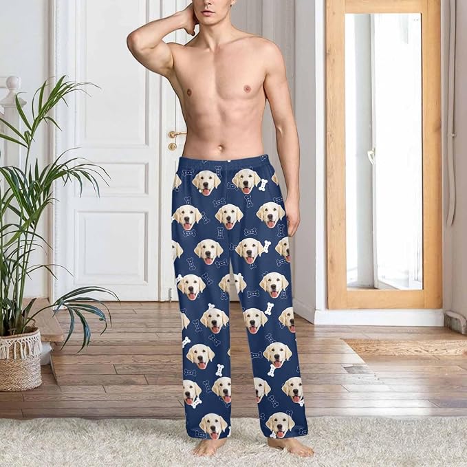 Custom Couple Pajama Pants Sock - Image 4