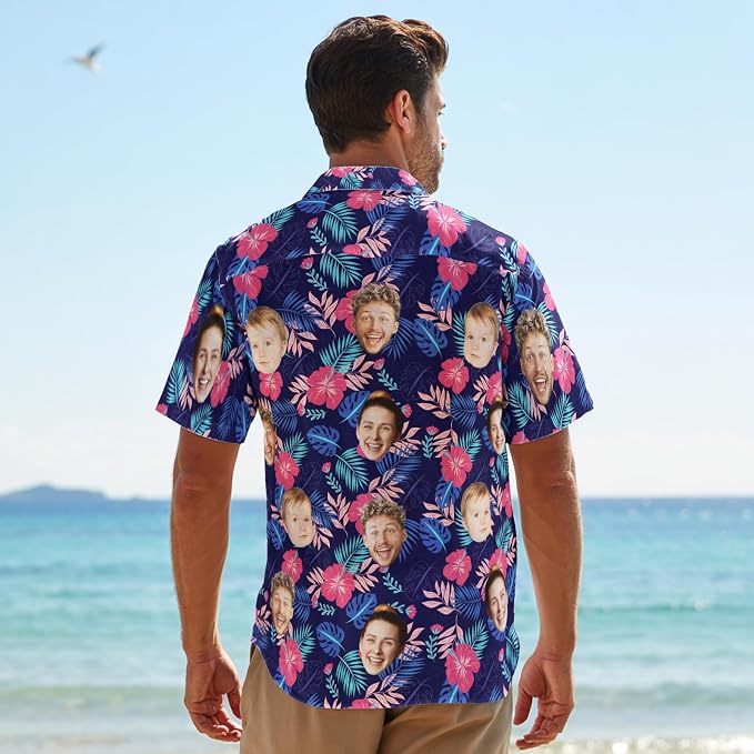Custom Hawaiian Shirt with Face - Image 3