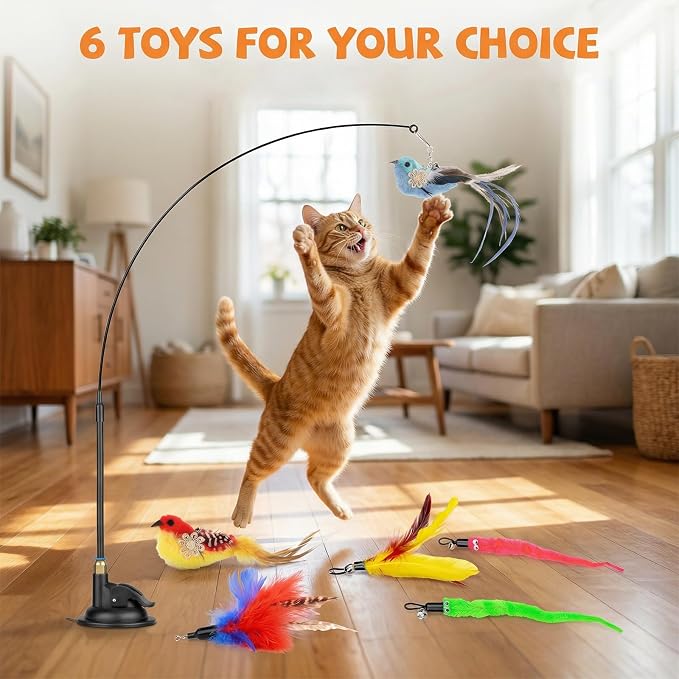Interactive Cat Feather Toy - Image 5