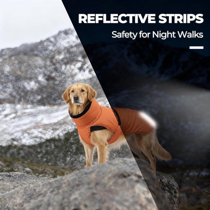 Dog Winter Coat, Warm Puffer Jacket - Image 7