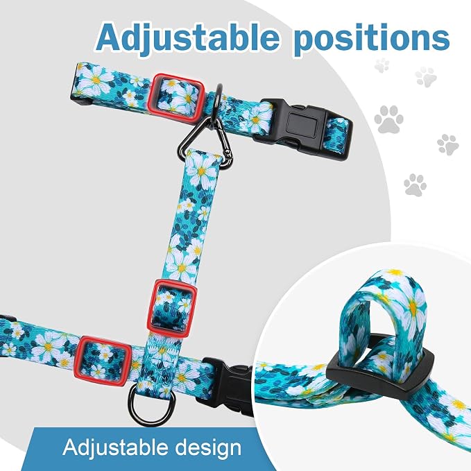 Hikiko Cat Harness and Leash Set Escape Proof Adjustable Walking Travel Cute - Image 2