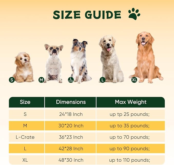 Dog Crate Pad 48 Inch, Washable Plush Kennel Mat - Image 4