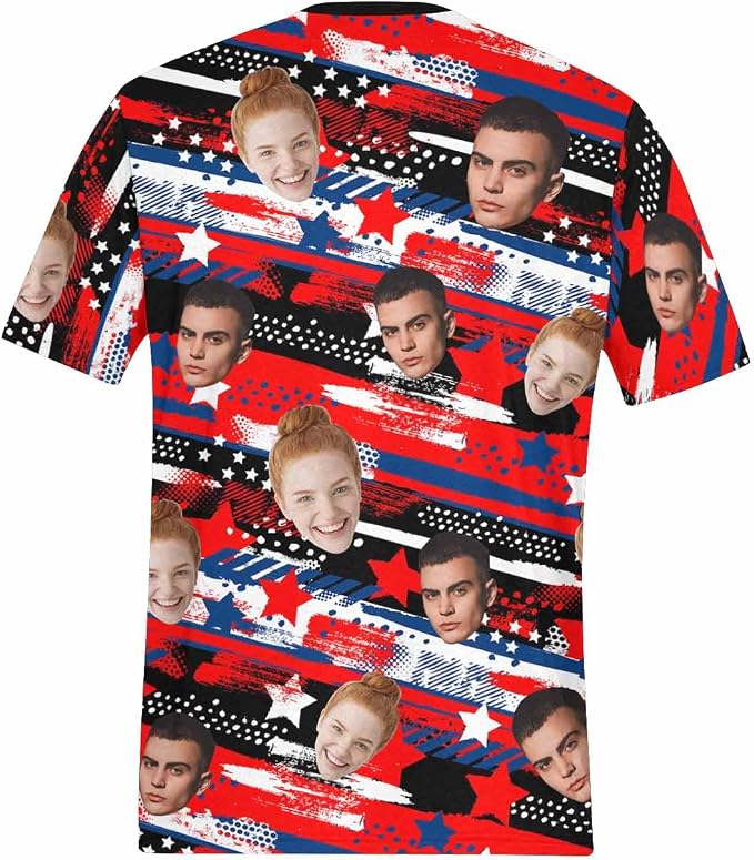 Custom T Shirts with Face Photo Text Pet Shirt - Image 4