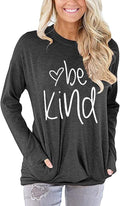 Akihoo Womens Casual Long Sleeve Tunic Tops Crew Neck Shirt Blouses by Akihoo